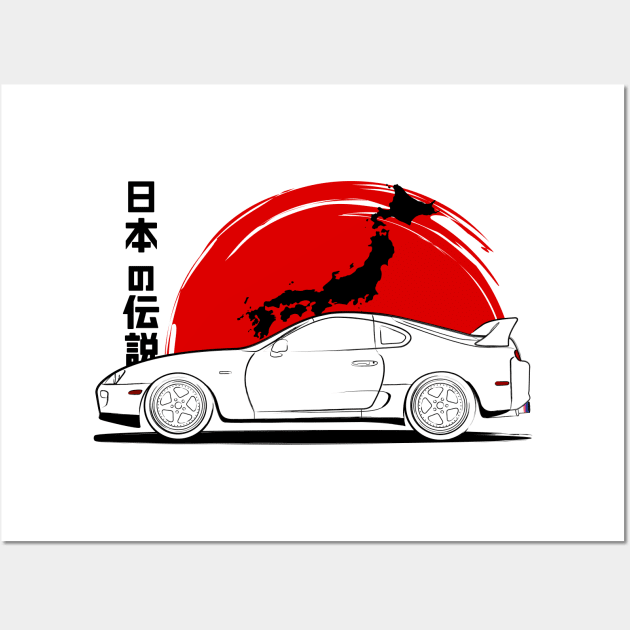 JDM Supra Wall Art by turboosted